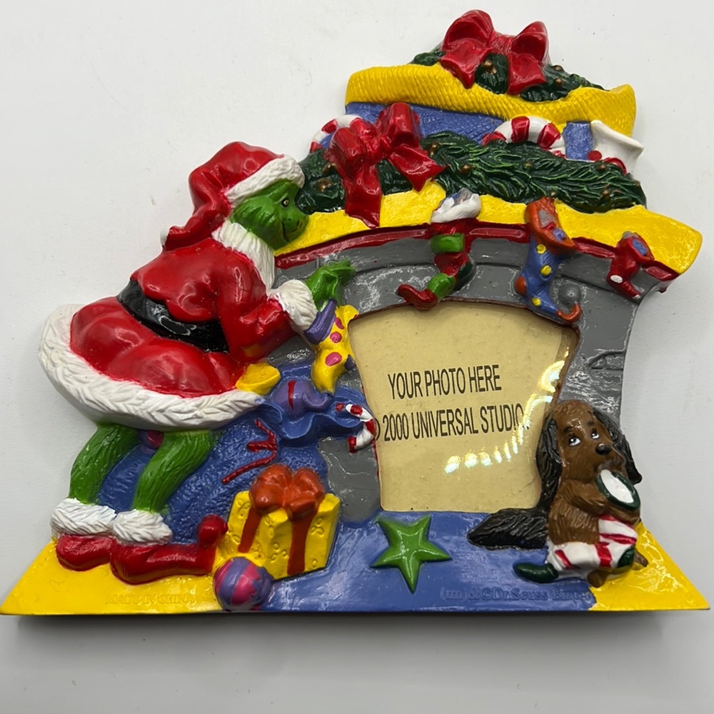 GRINCH CHRISTMAS PHOTO FRAME-UNIVERSAL STUDIOS